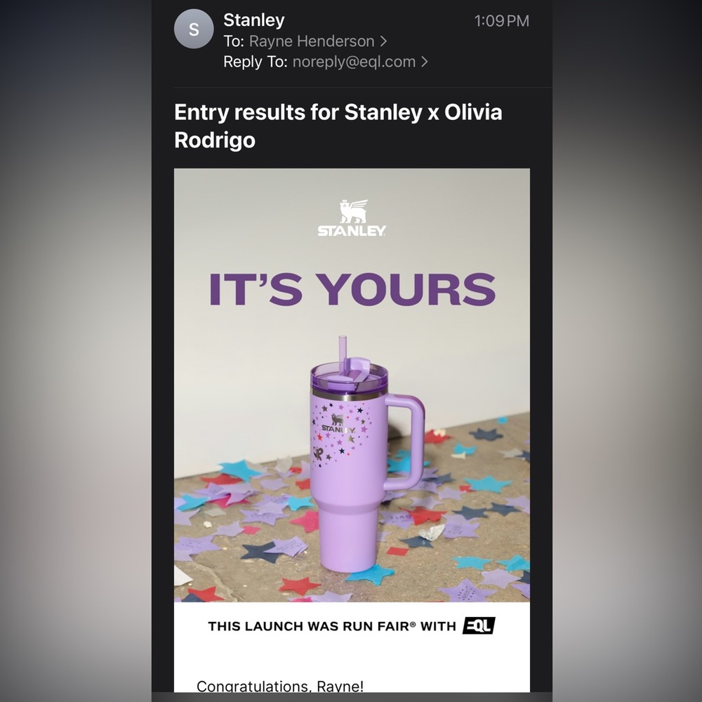 Olivia Rodrigo Stanley Cup